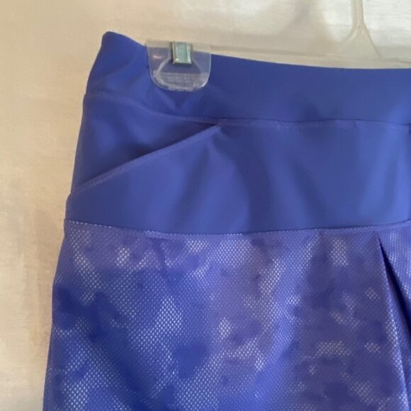 Adidas Printed Golf Skort Ladies Sm  Periwinkle - Picture 4 of 10